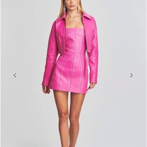 Castor Embellished Leather Jacket *STUNNING*